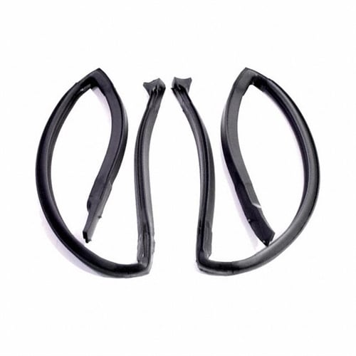 Molded Rear Roof Rail Seals. Seals the rear door glass to roof line. Pair. ROOF RAIL SEAL-REAR 80-85